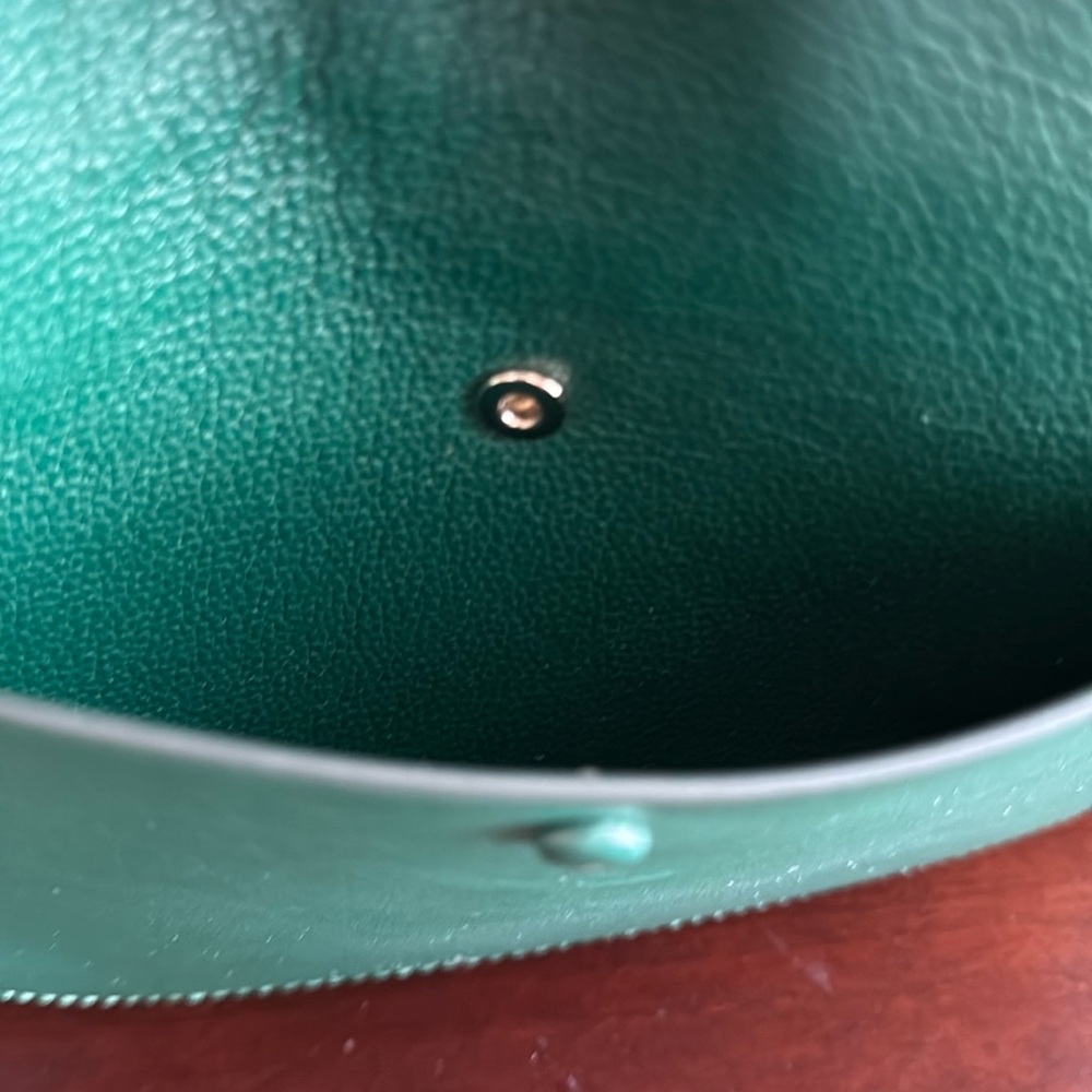 KATE SPADE ♠️ New York "Aster" 💚DEEP JADE GREEN💚LEATHER SHOULDER BAG 🌟EUC🌟 - Picture 7 of 17
